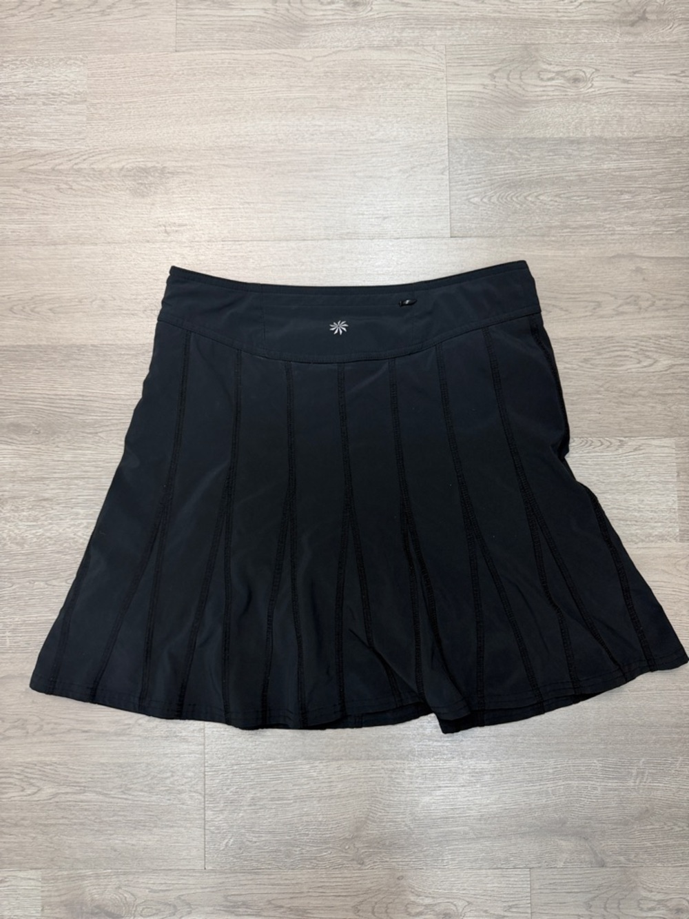 Athleta Wear About Skirt Skort Black Pleated Sz 2! - Picture 5 of 9
